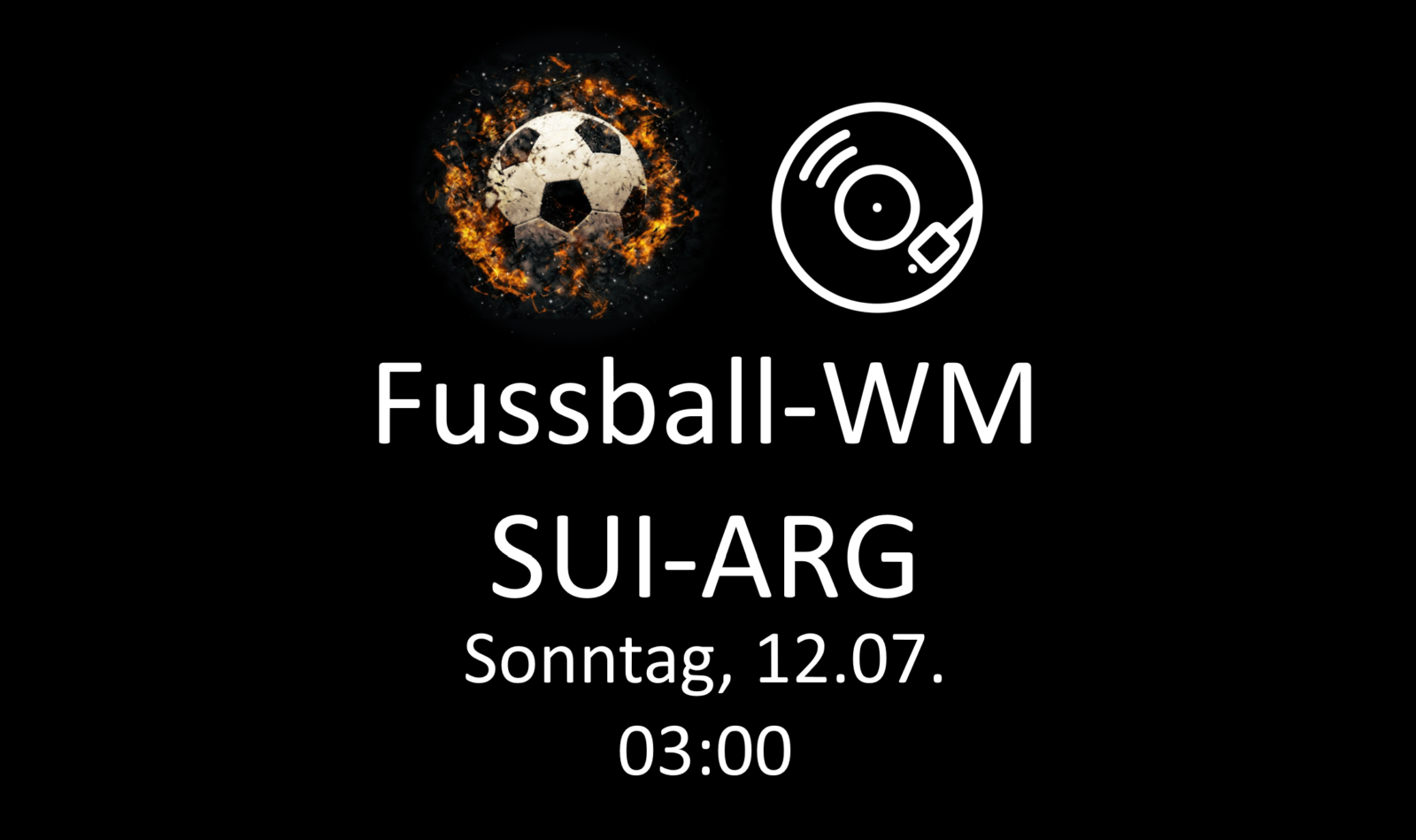 Fussball-WM: SUI-ARG im Laufwerk