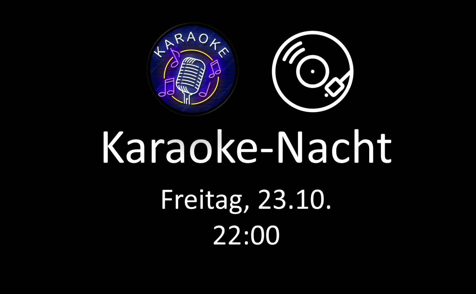 Karaoke-Nacht im Laufwerk