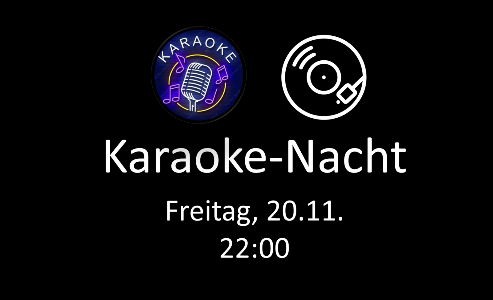 Karaoke-Nacht im Laufwerk