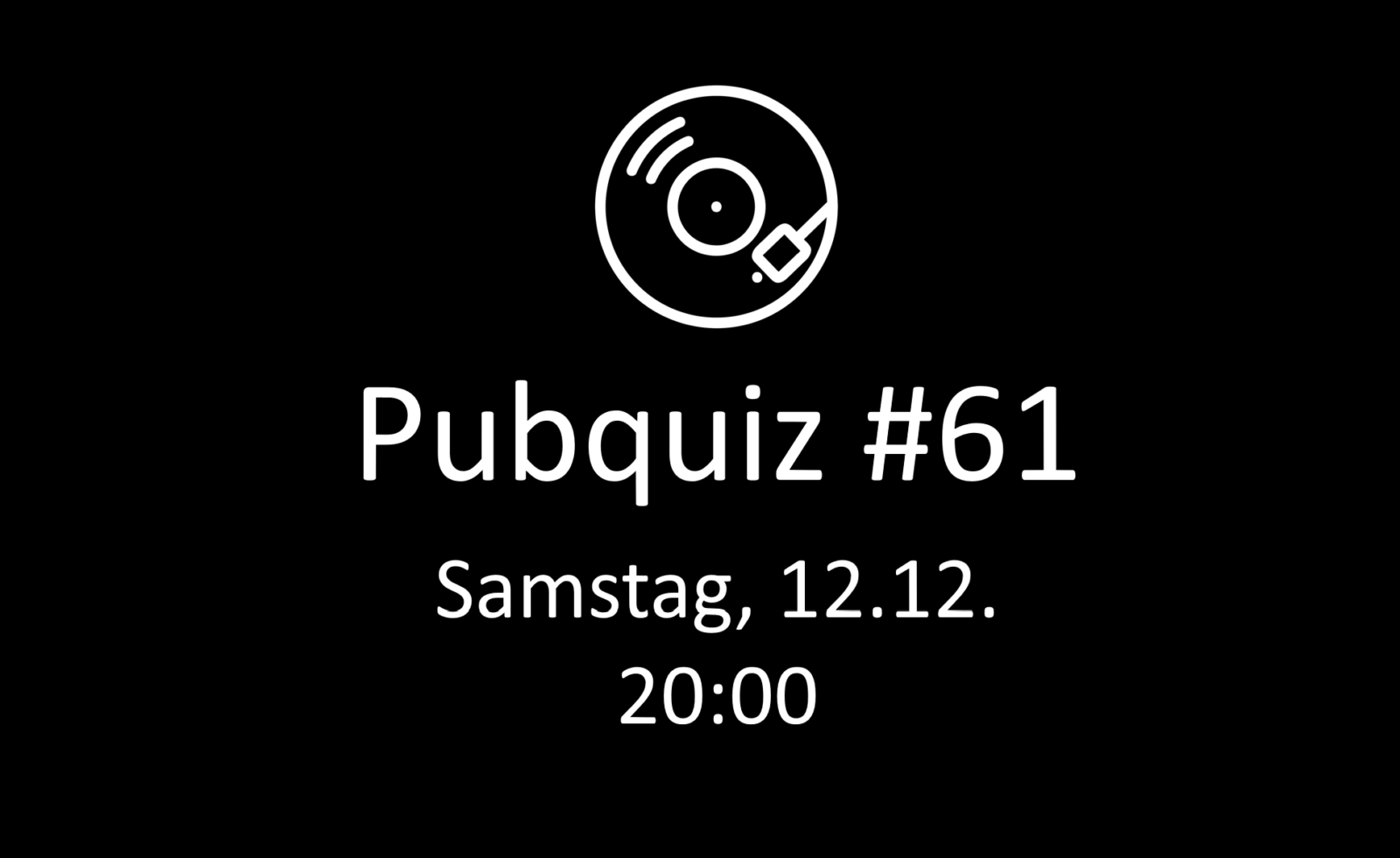Pubquiz #61 im Laufwerk