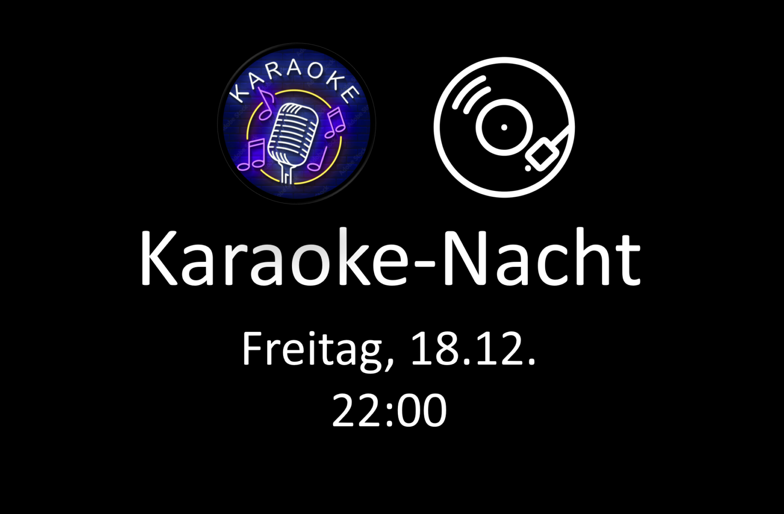 Karaoke-Nacht im Laufwerk