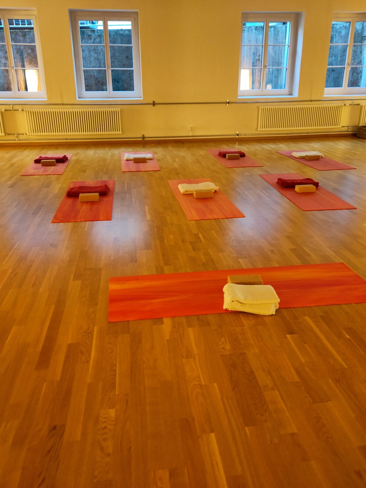Yoga am Montagabend