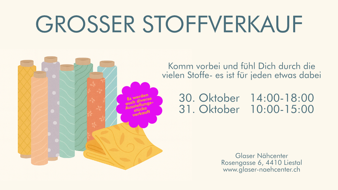 GROSSER STOFFVERKAUF