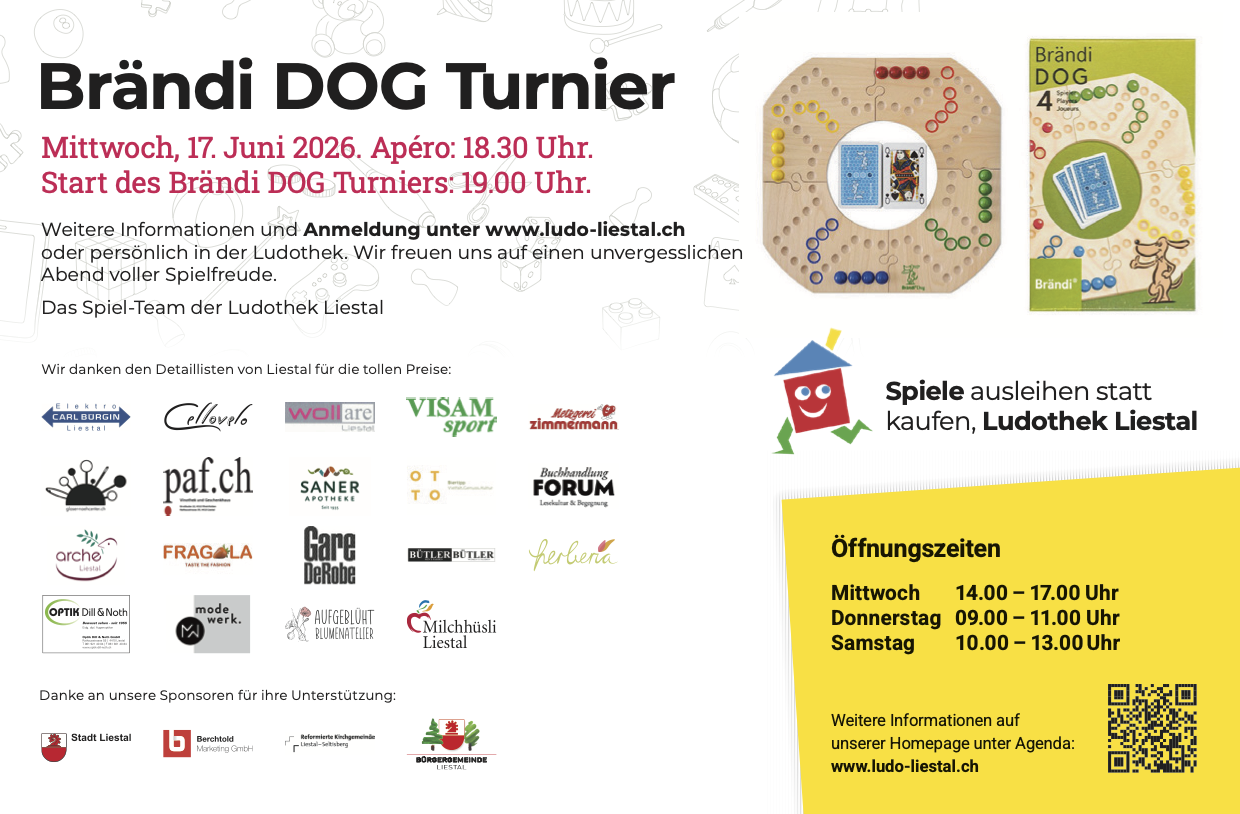 Brändi Dog Turnier Ludothek Liestal