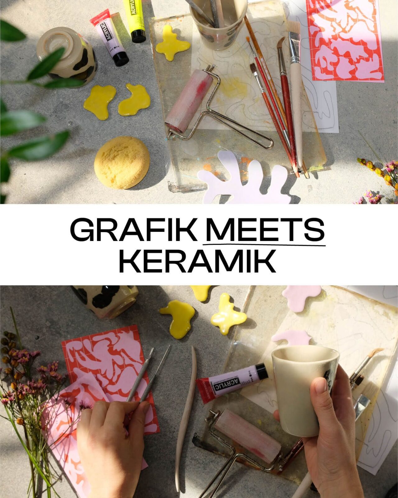 Grafik meets Keramik Juli/August