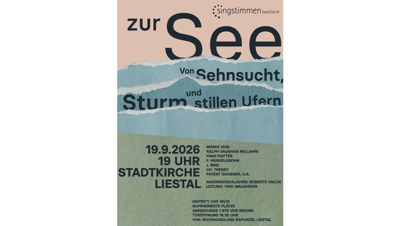 ZUR SEE –  Von Sehnsucht, Sturm und stillen Ufern